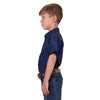 Pure Western Boy's Drew Short Sleeve Shirt Denim