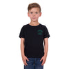 Pure Western Boy's Walker Tee Black