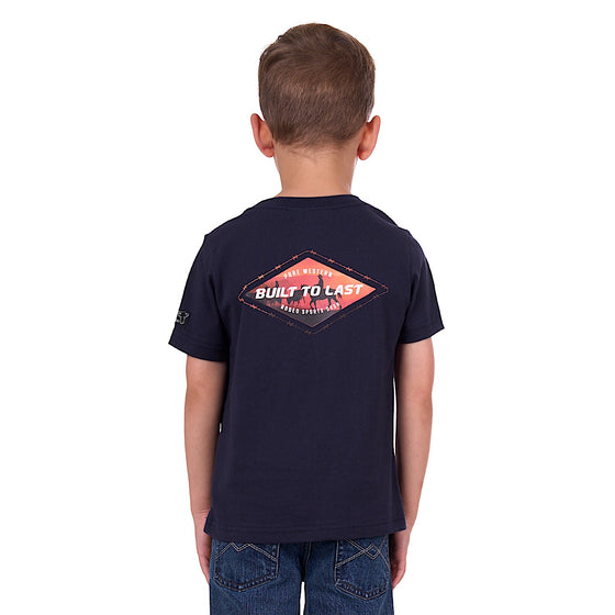 Pure Western Boy's Neil Tee Navy