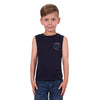 Pure Western Boy's Fred Muscle Tank Navy