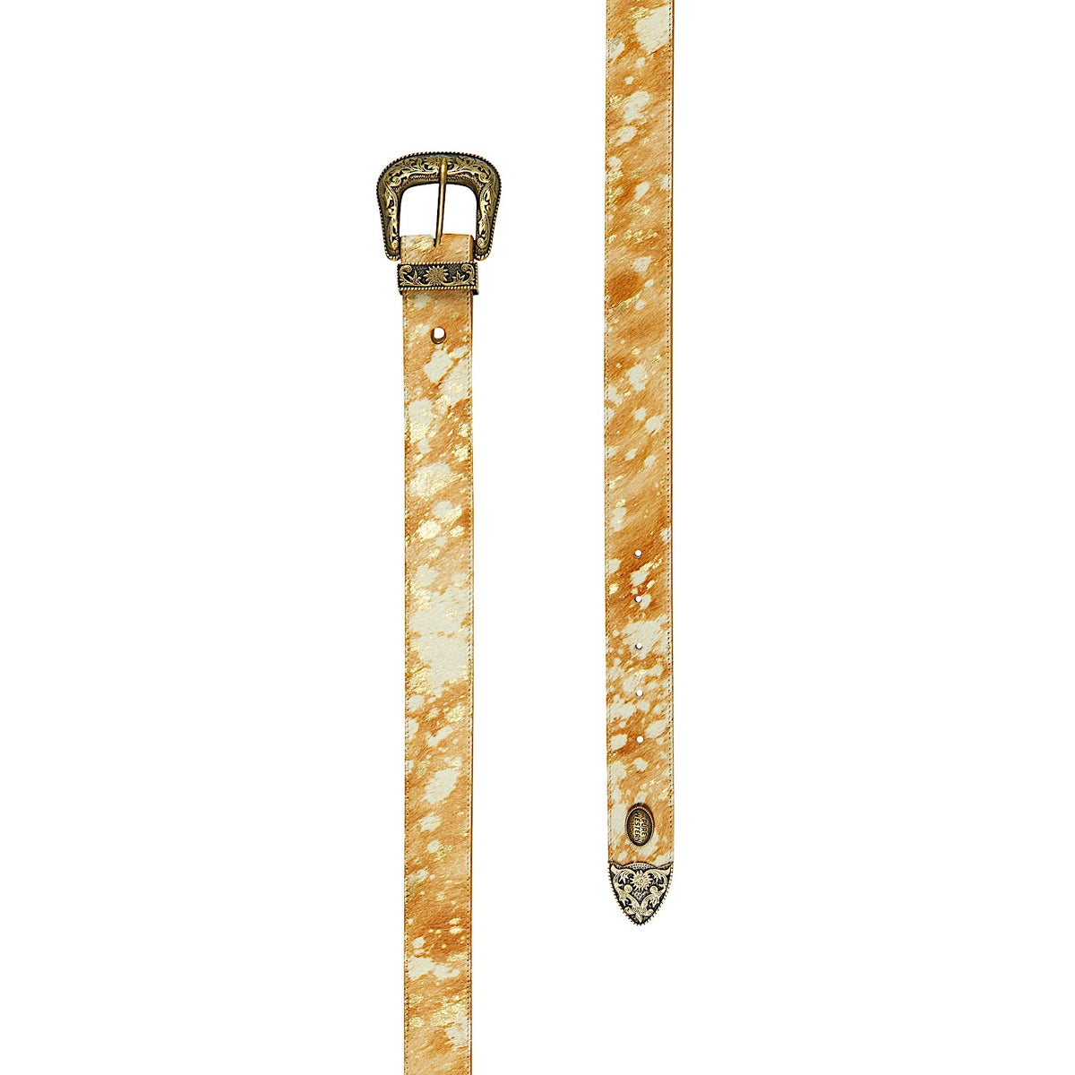 Pure Western Belt Paulette Camel/Gold