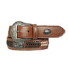 Pure Western Kid's Zachary Belt Dark Tan