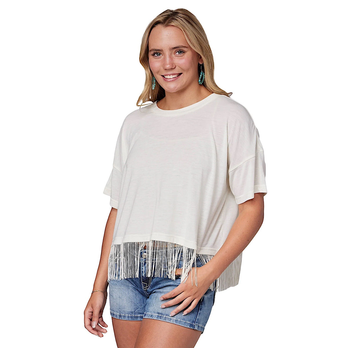 Roper Women’s Five Star Collection T-Shirt - Cream