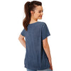 Roper Womens Five Star Collection S/S Tee Solid Blue