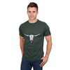 Pure Western Men's Enzo Tee Green Marle