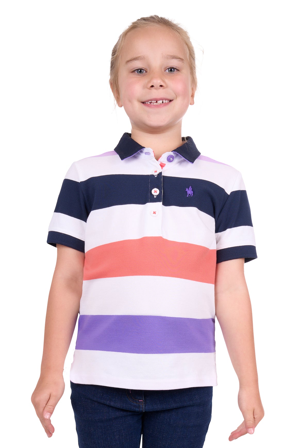 Thomas Cook Girl's Grace Polo Coral