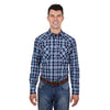 Wrangler Men's Ben Logo Shirt Navy/Blue