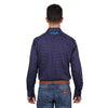 Wrangler Men's Cam Shirt Navy/Blue