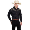 Wrangler Men's Adam Embroidered Shirt Black