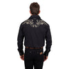 Wrangler Men's Adam Embroidered Shirt Black