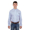 Wrangler Men's Nick Shirt Royal/Orange