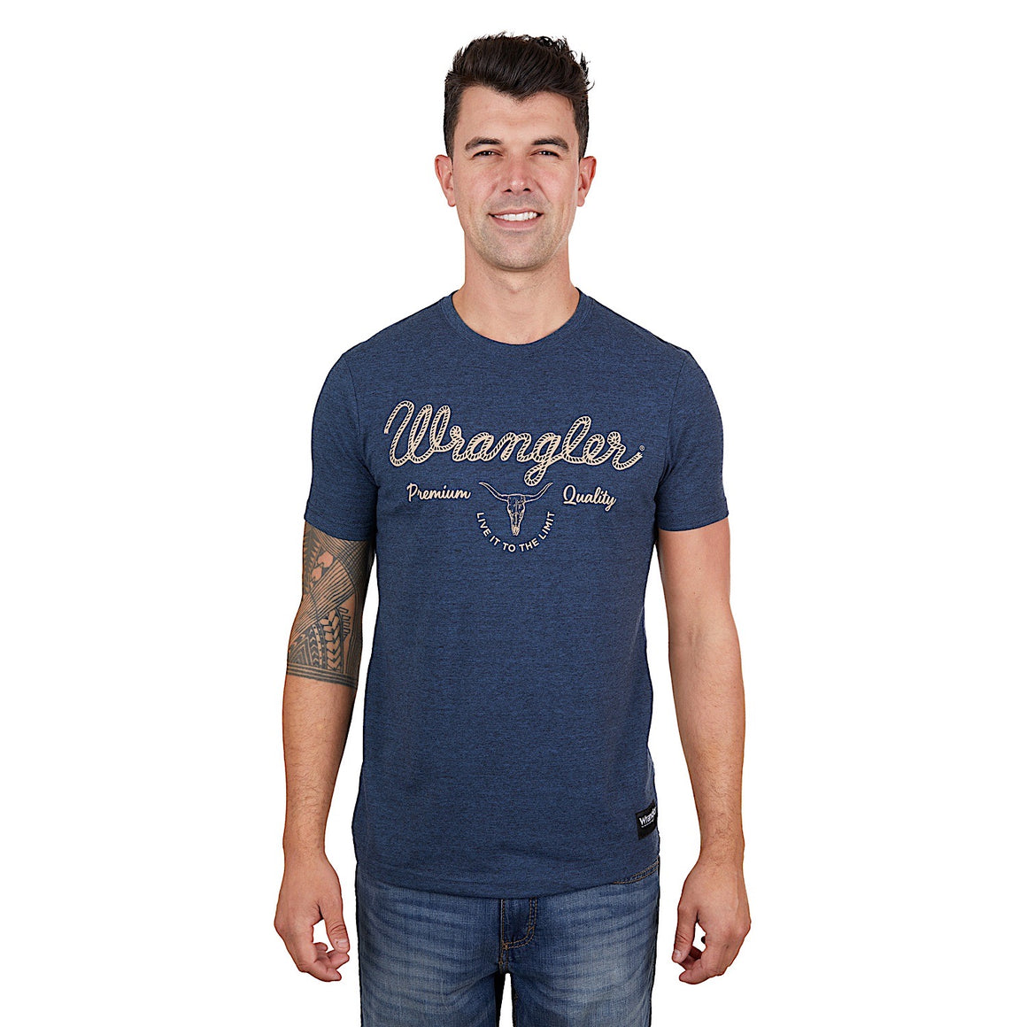 Wrangler Men's Mason Tee Navy Marle