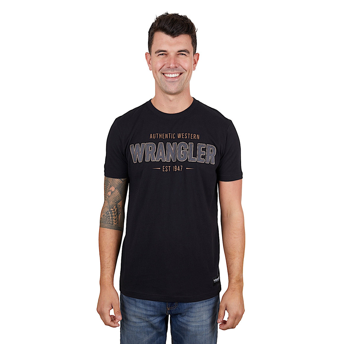 Wrangler Men's Aaron Tee Black