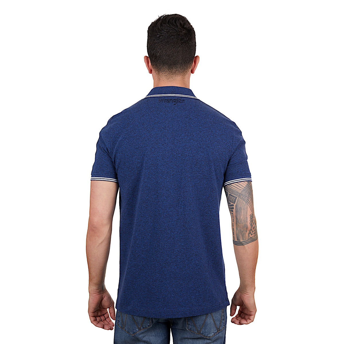 Wrangler Men's Jackson Polo Navy Marle