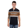 Wrangler Men's Kane Polo Black/Tan