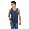 Wrangler Men's Zane Singlet Navy Marle