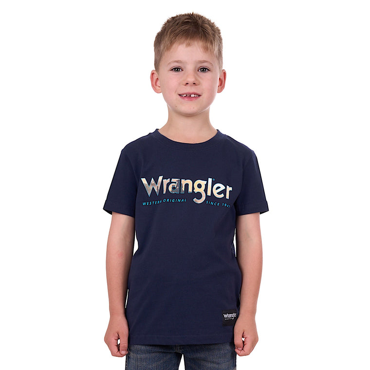 Wrangler Boy's Nico Tee Navy