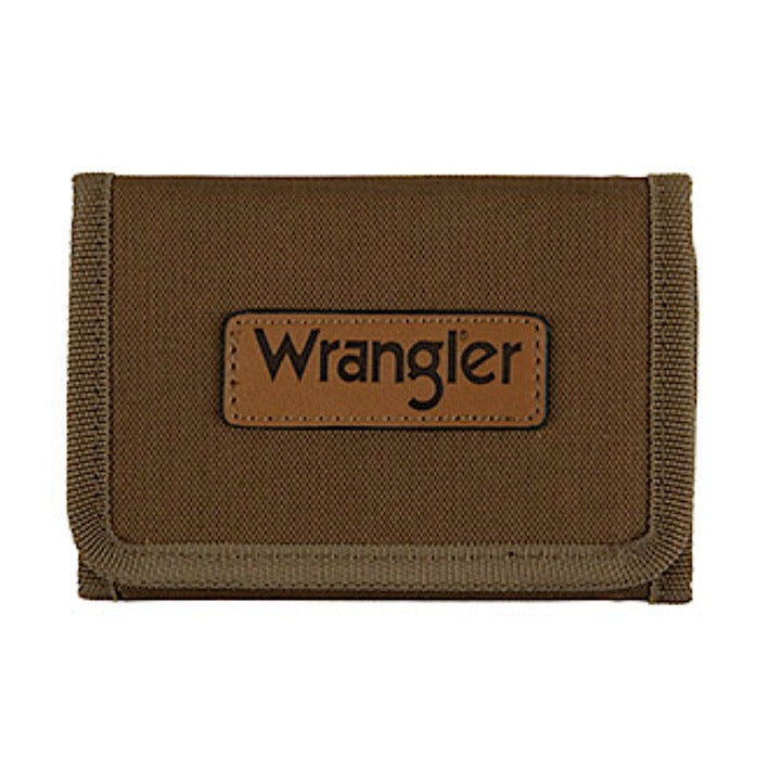 Wrangler Wallet Wrangler Logo Tan