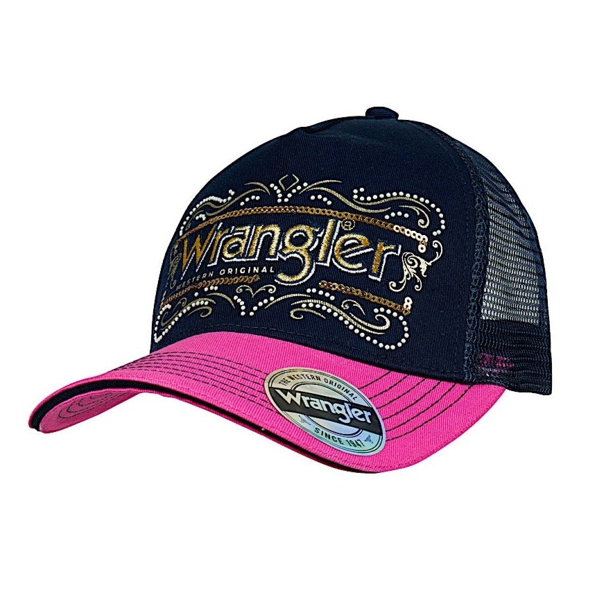 Wrangler Cap Billy Trucker Navy/Pink