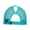 Wrangler Cap Misha High Profile Ponytail Trucker Aqua/Navy