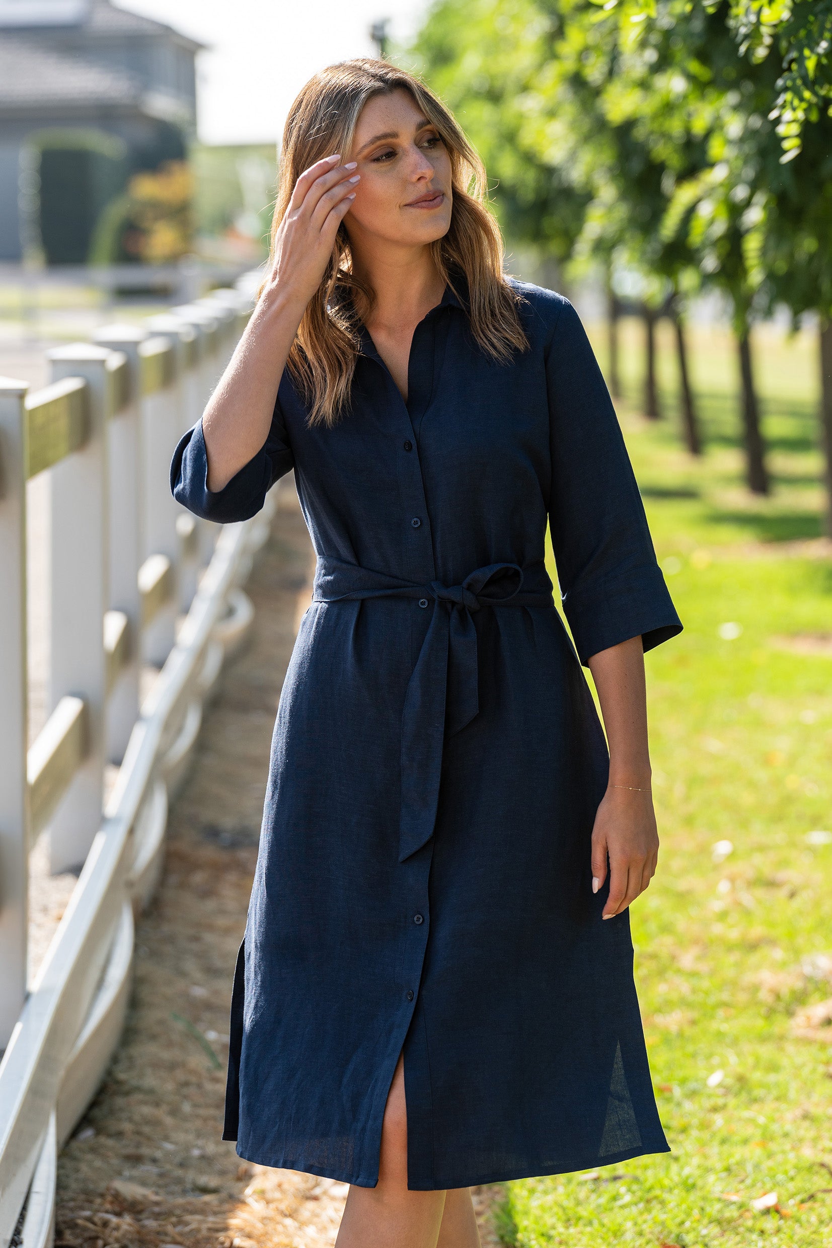 Buy Thomas Cook Women s Halena Shirt Dress Navy The Stable Door