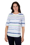 Thomas Cook Women's Nadia 3/4 Sleeve Tee White/Multi