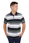 Thomas Cook Men's Zak 1 Pocket Polo Dark Green/Navy