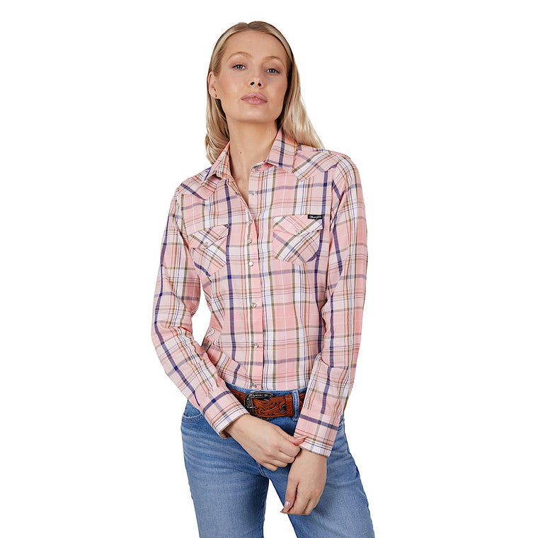 Wrangler Women's Alexa Shirt Blush