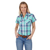 Wrangler Women's Pippa Short Sleeve Shirt Green