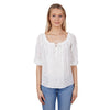 Wrangler Women's Erin Blouse Ivory