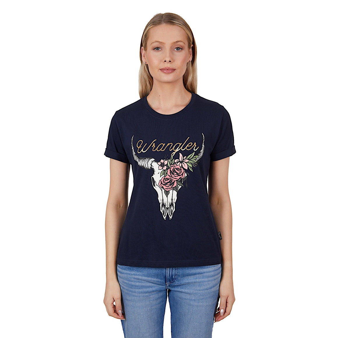 Wrangler Women's Donna Tee Navy