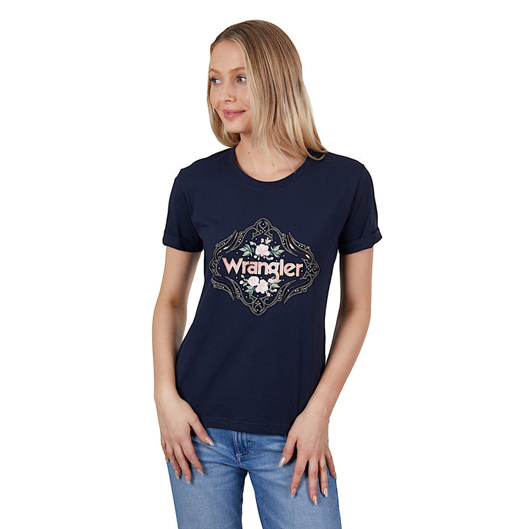 Wrangler Women's Darcy Tee Navy