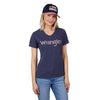 Wrangler Women's Bianca Tee Navy Marle