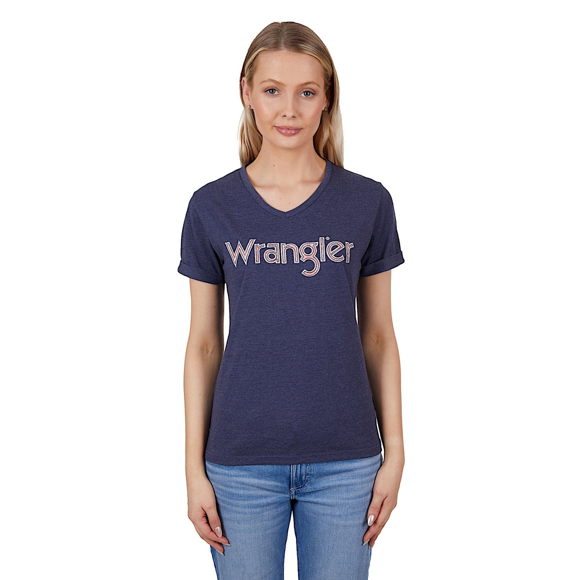 Wrangler Women's Bianca Tee Navy Marle