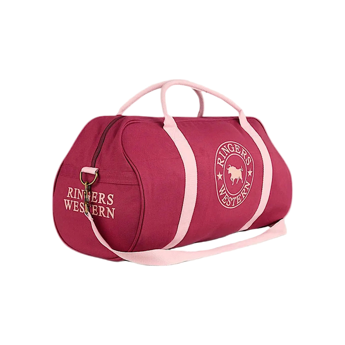 Ringers Western Gundagai Duffle Bag Plum & Light Pink