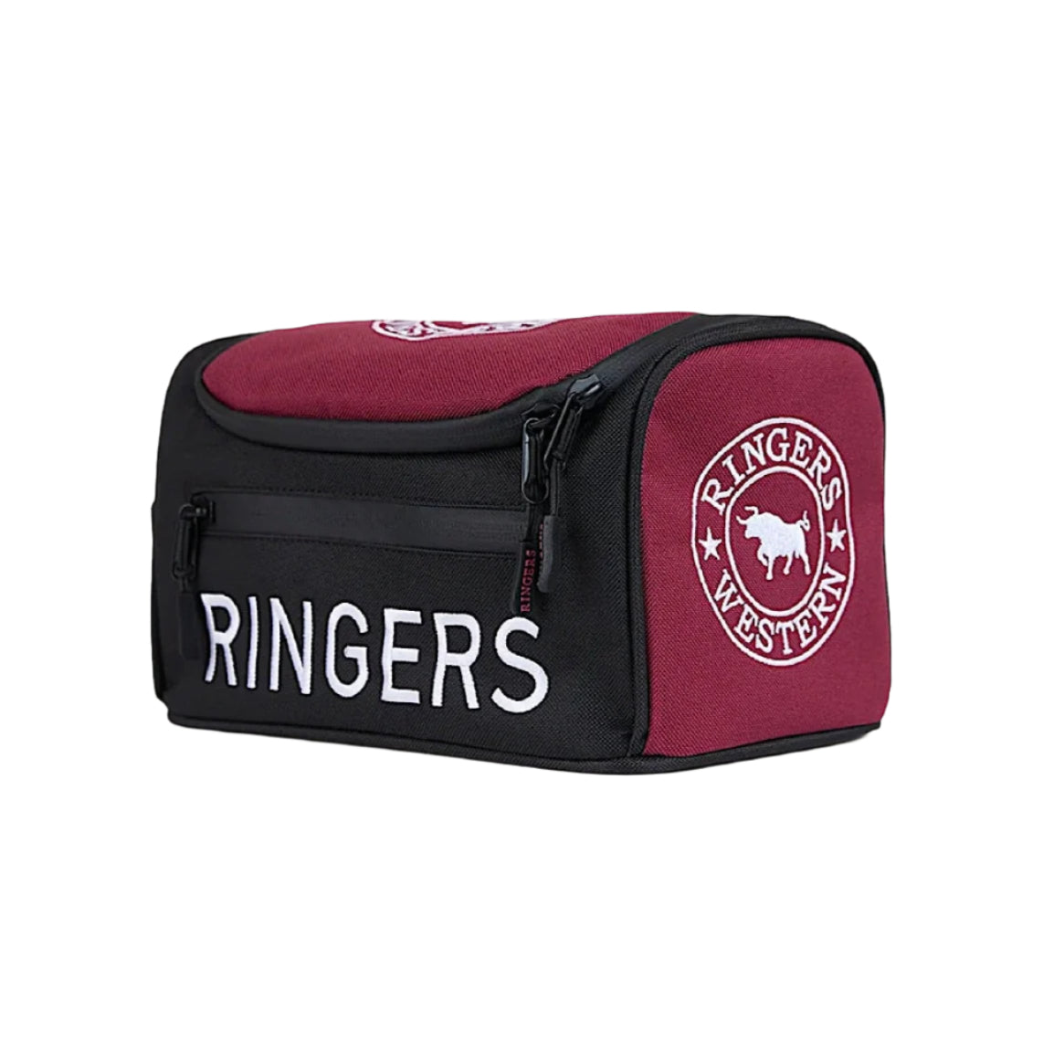 Ringers Western Occy Toiletry Bag - Burgundy / Black