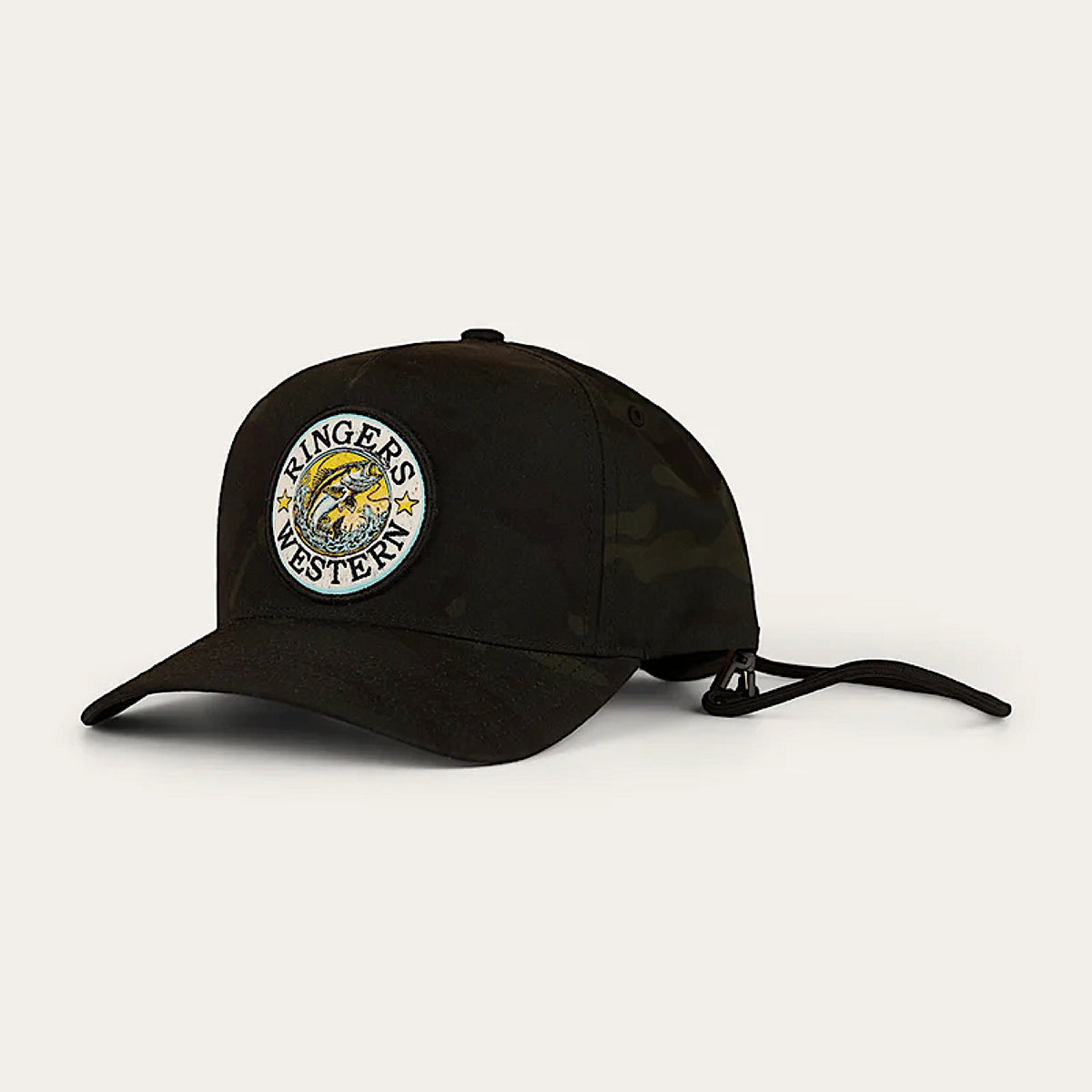 Ringers Western Big Catch Tech Baseball Cap - Black/Camo