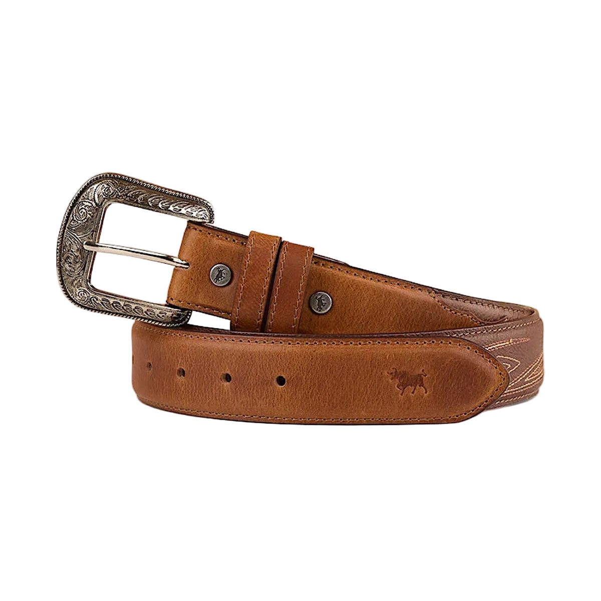 Ringers Western Sheriff Belt - Brown / Silver