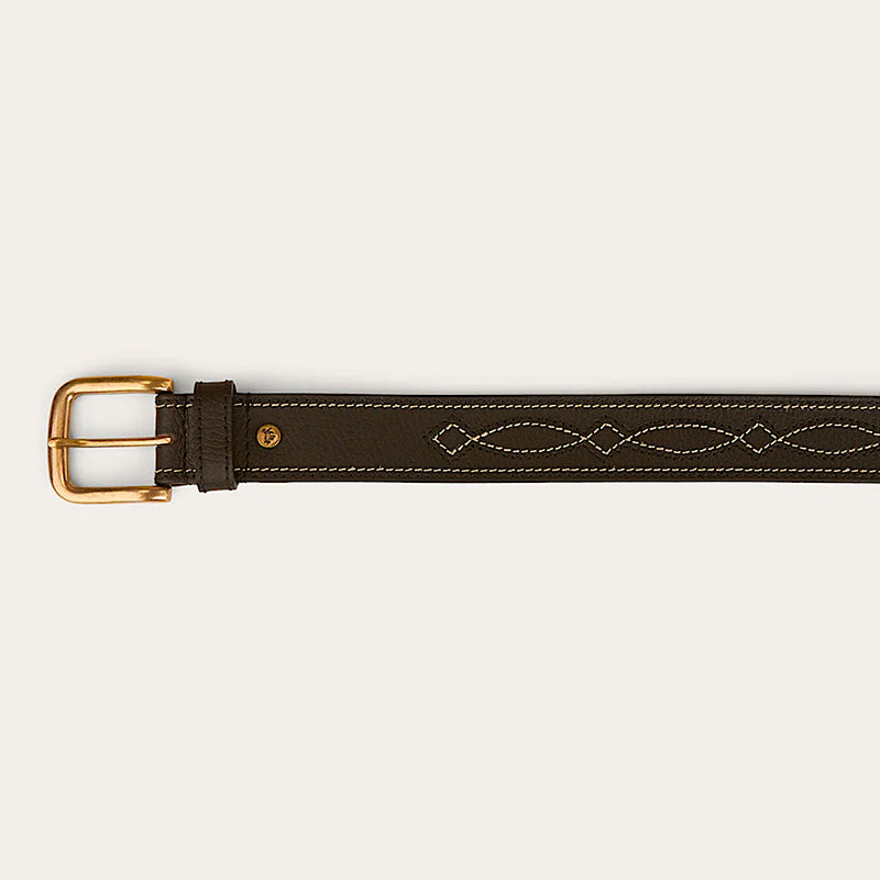 Ringers Western Crossover Belt - Black/Gold