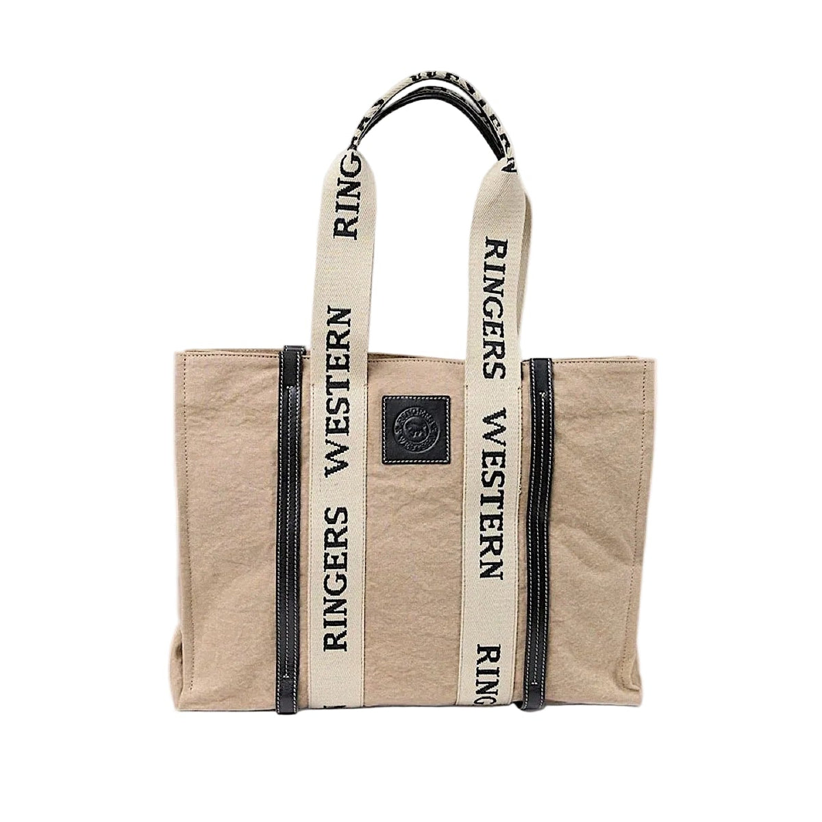 Ringers Western Waxicanvas Tote Shopper Bag - Black