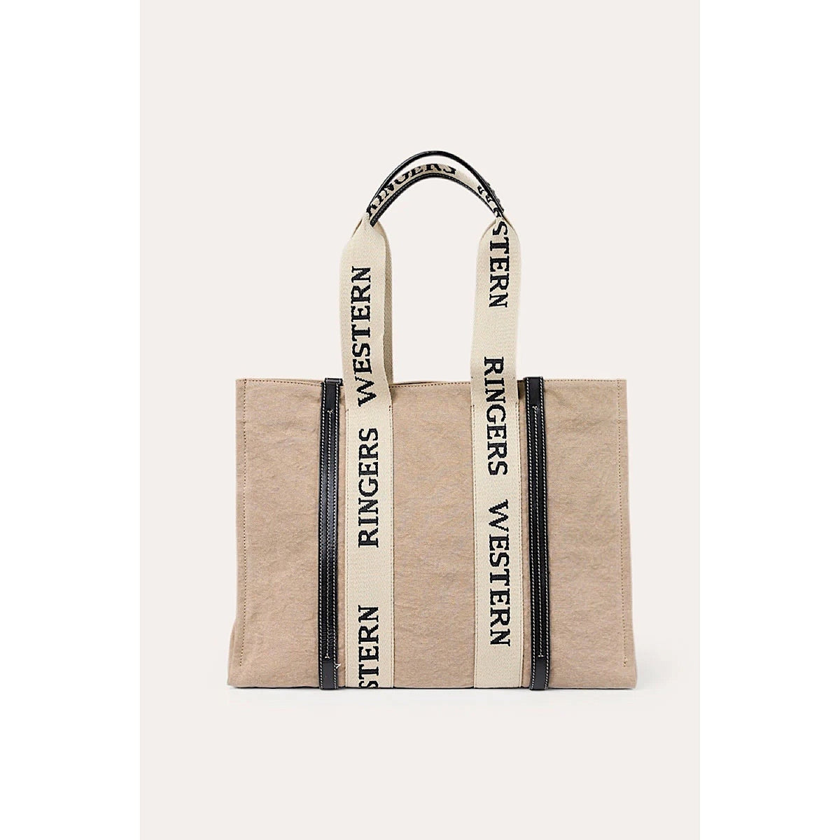 Ringers Western Waxicanvas Tote Shopper Bag - Black