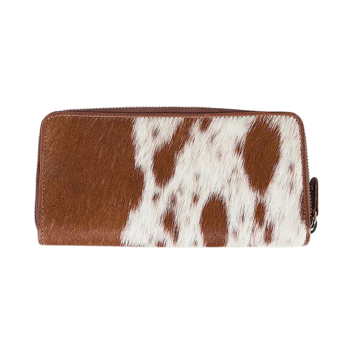 Ringers Western Toro Dama Zip Purse - Off White/Brown