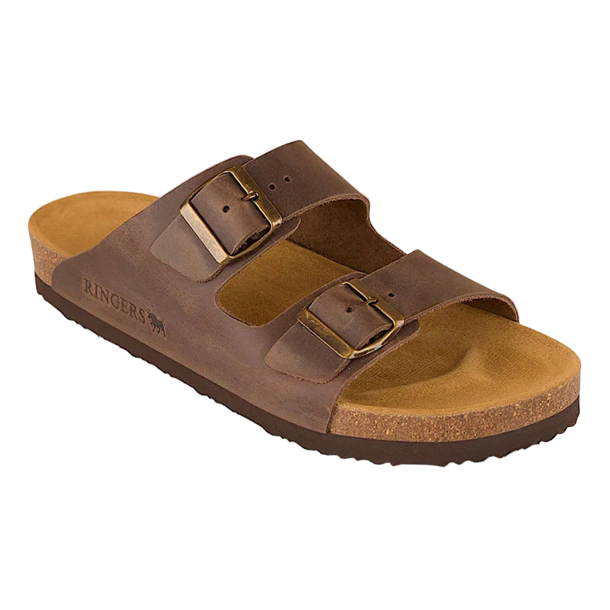 Ringers Western Ashford Leather Cork Sandal - Tobacco
