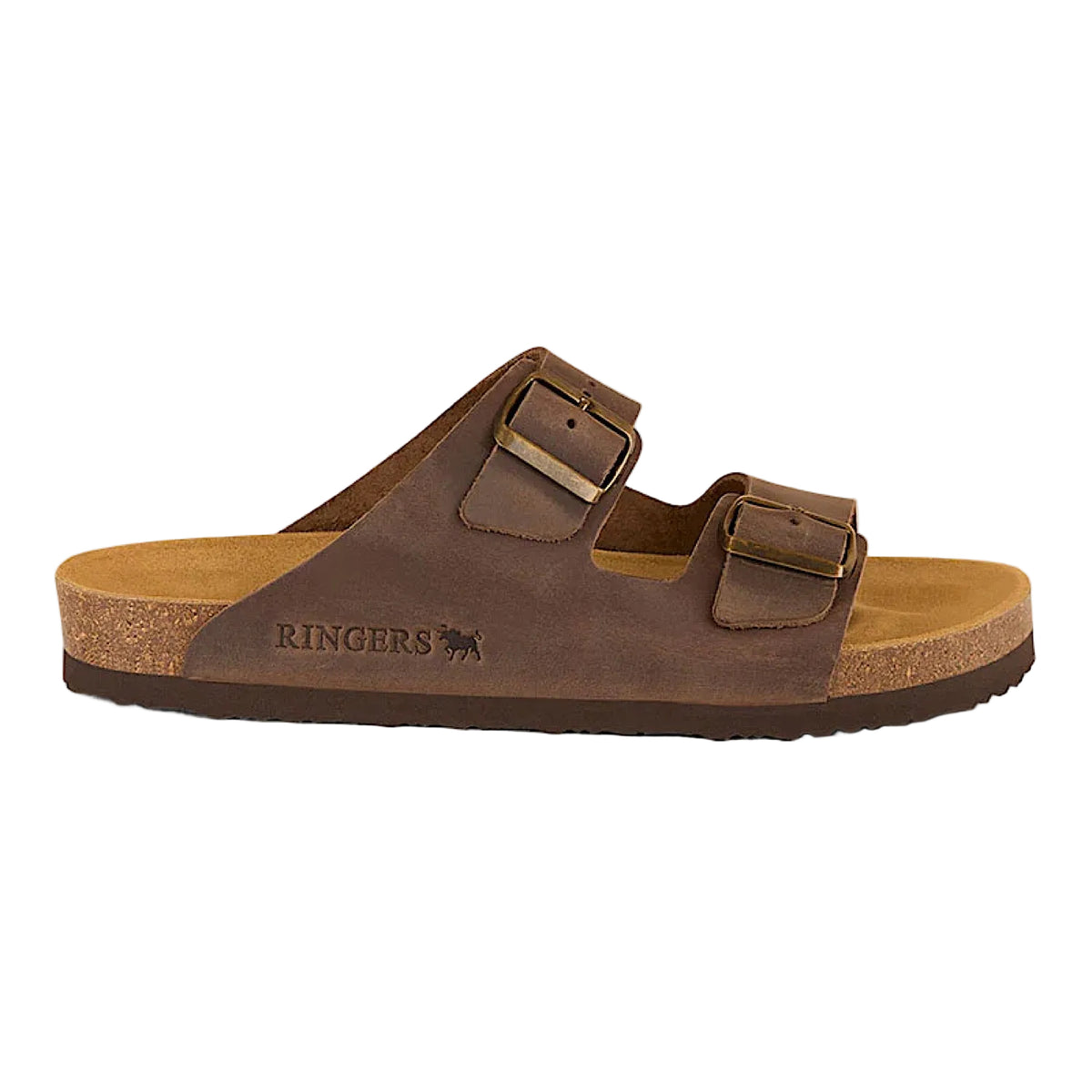Ringers Western Ashford Leather Cork Sandal - Tobacco