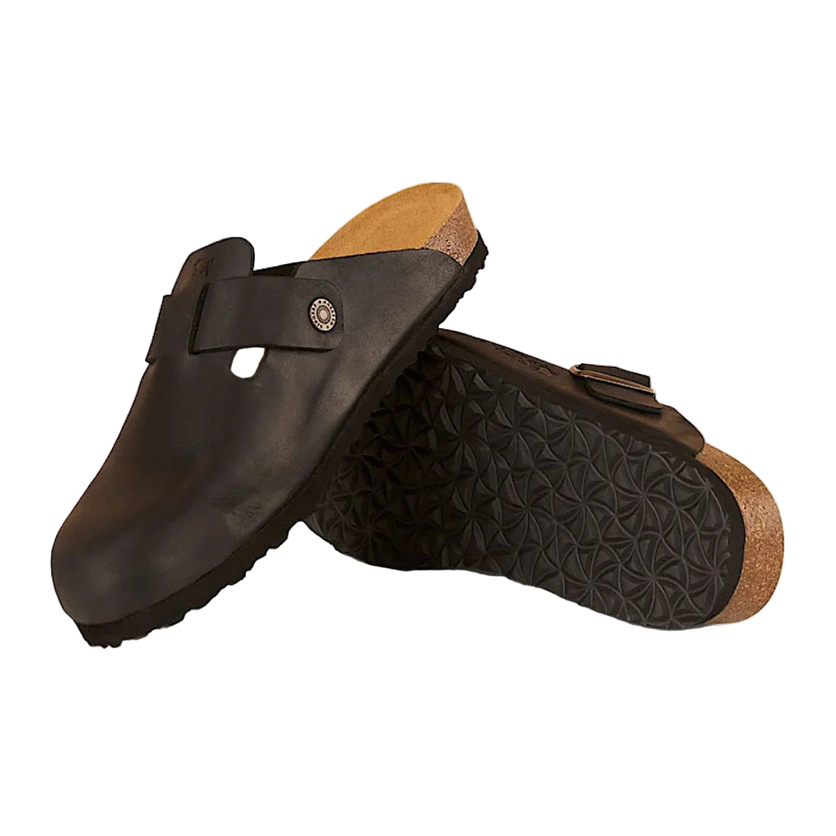 Ringers Western Byron Leather Cork Clog - Black