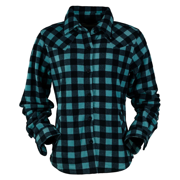 Outback Trading Womens Big Shirt Turquoise