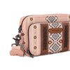 Wrangler Southwestern Crossbody Wallet Bag Pink