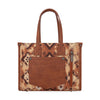 Wrangler Aztec Crossbody Tote Bag Tan