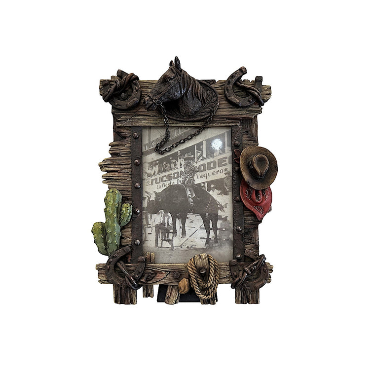 Pure Western Horseshoe Hats Picture Frame