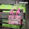 Wrangler Aztec Crossbody Tote Bag Pink